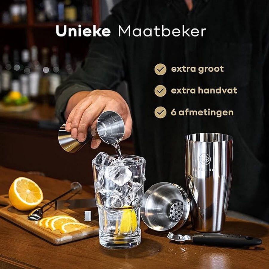 Cocktailshaker set Premium cocktailshakerset