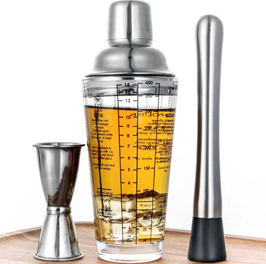 Cocktailshaker set Premium cocktailshakerset