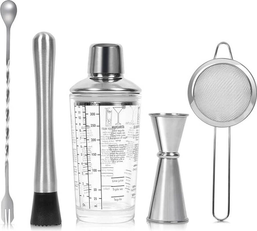 Cocktailshaker set Premium cocktailshakerset