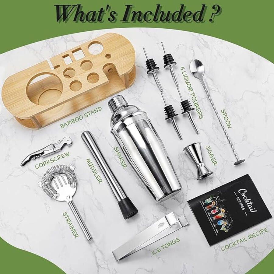 Cocktailshaker set Premium cocktailshakerset