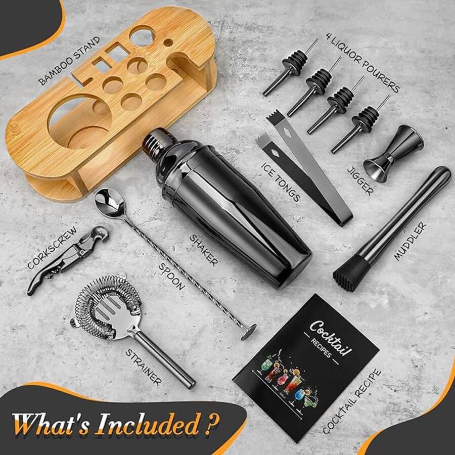 Cocktailshaker set Premium cocktailshakerset