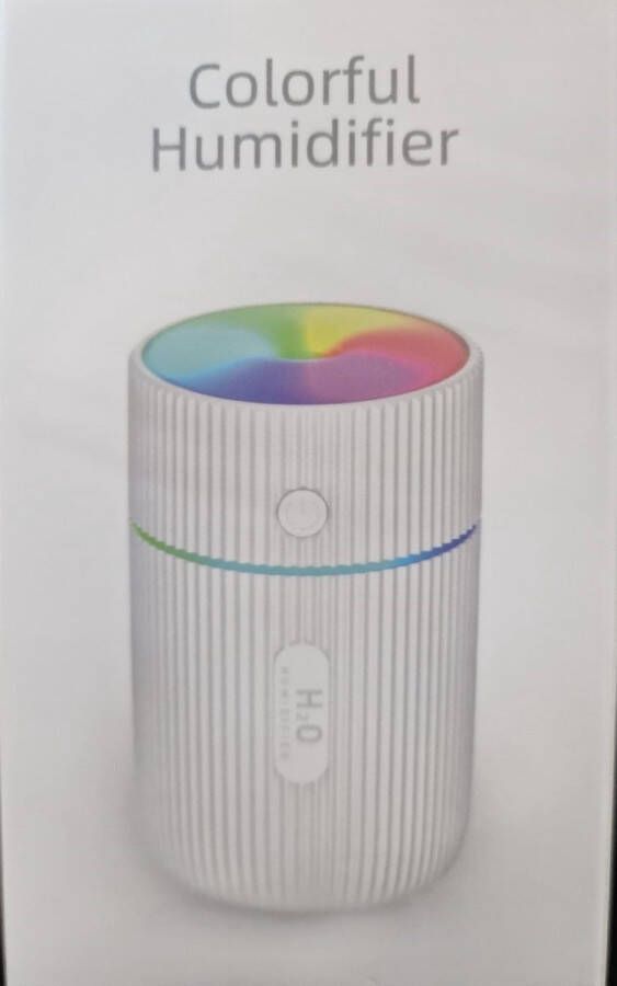 Colourful humidifier luchtbevochtiger kleurlijk & klein H2O humidifier met nachtlicht
