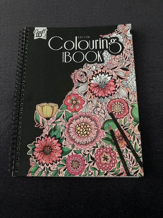 Colouring book 100 designs Craft ID