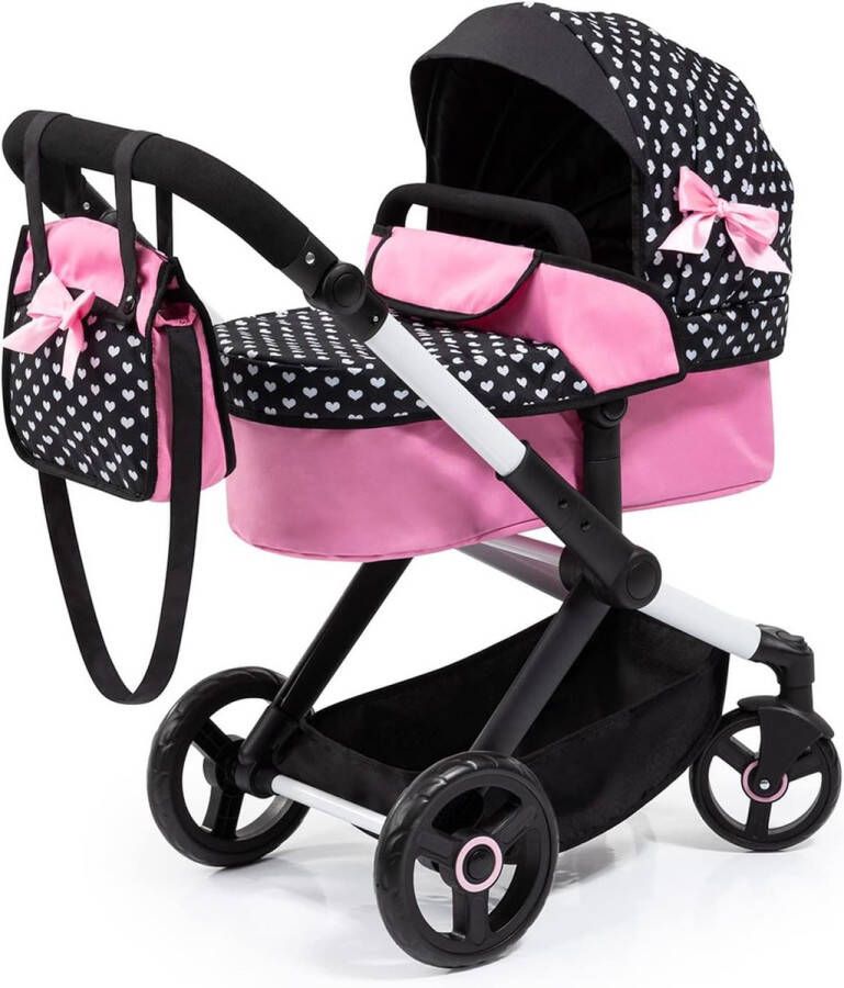 Combi Poppenwagen Xeo wandelwagen tas in hoogte verstelbare converteerbare