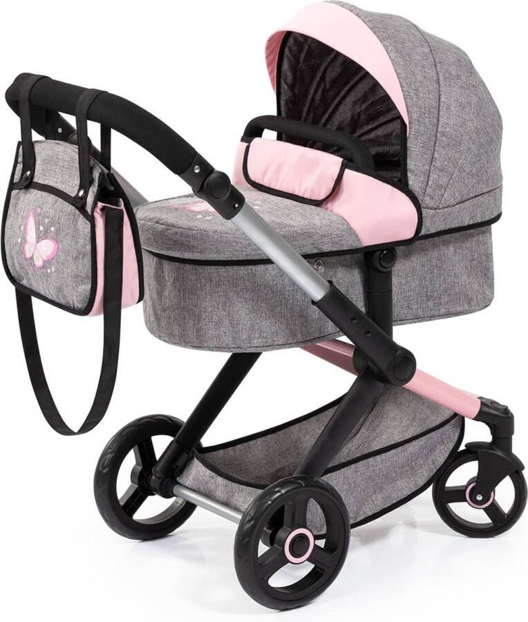 Combi Poppenwagen Xeo wandelwagen tas in hoogte verstelbare converteerbare Bayer Design