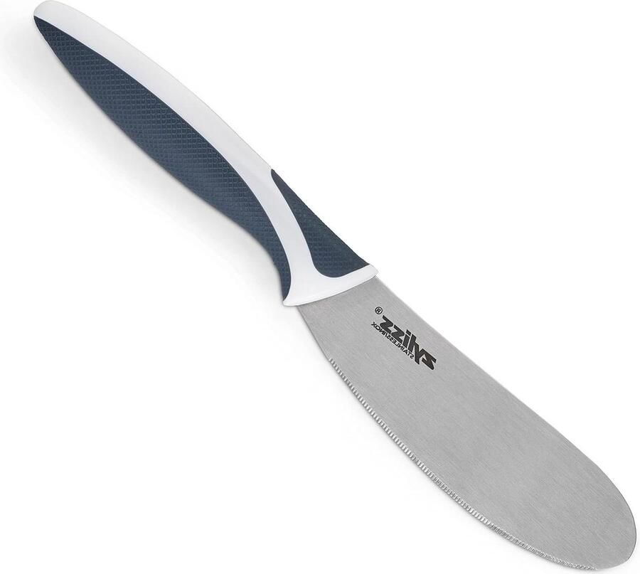 Comfort Smeermes 105cm Japans Roestvrij Staal Donkergrijs Wit Handvat Strooimes Botermes Vaatwasserbestendig 5 Jaar Garantie smeermessenset