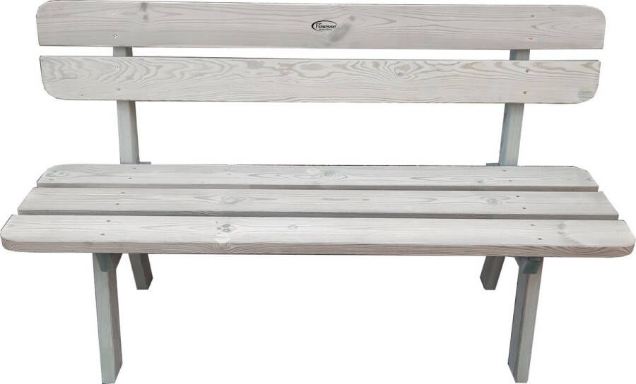 Comfortabele Houten Tuinbank GEIMPREGNEERDE Zitbank – 120x55x87cm Landelijke Tuin Banken