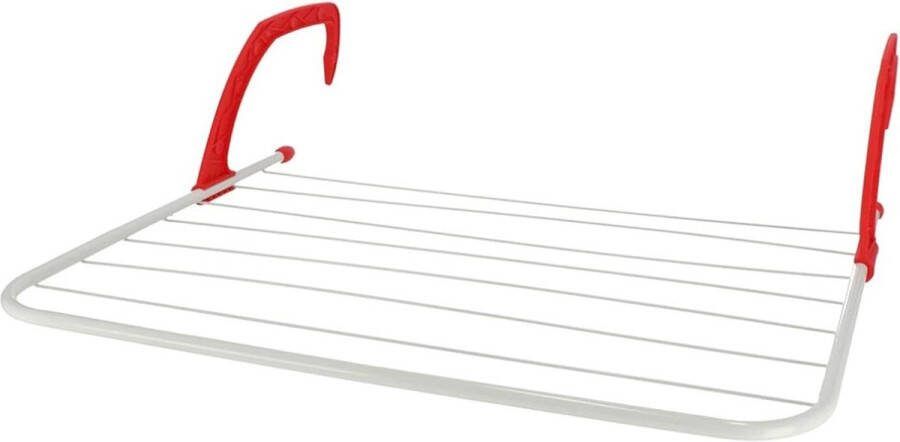 Compact en opvouwbaar droogrek voor balkon op sterke en veilige structuur robuust materiaal 63 x 50 x 31 cm