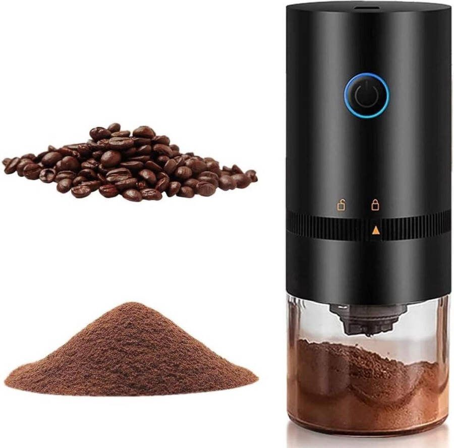 Compacte Conische Burr Koffiemolen met Muli Grind Setting Automatisch Elektrisch USB Oplaadbaar