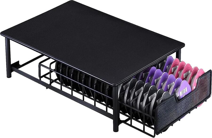 Compacte Koffie Capsule Houder met Lade en Opslag voor 54 Capsules Ideaal voor Keuken en Kantoor