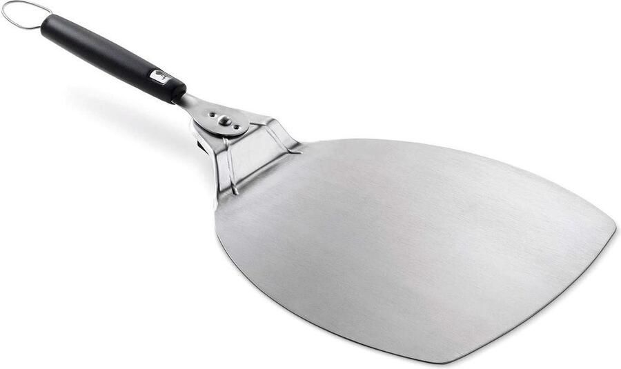 Compacte Pizza Verplaatsings Spatel Hittebestendig & Duurzaam Zilver (6691)