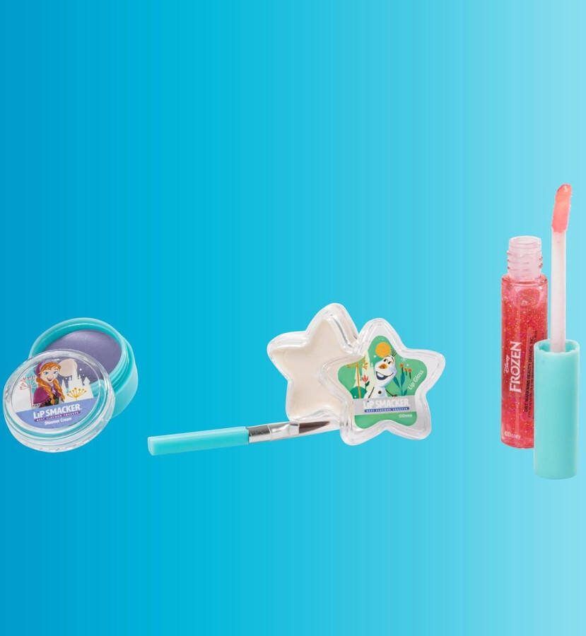 Complete make-up koffer Frozen Essential Make-up Tas Set van Make-up voor Meisjes met Lipgloss Helder Oogschaduw Make-up Applicators en Accessoires voor een Disney Princess Look Complete Make up koffer