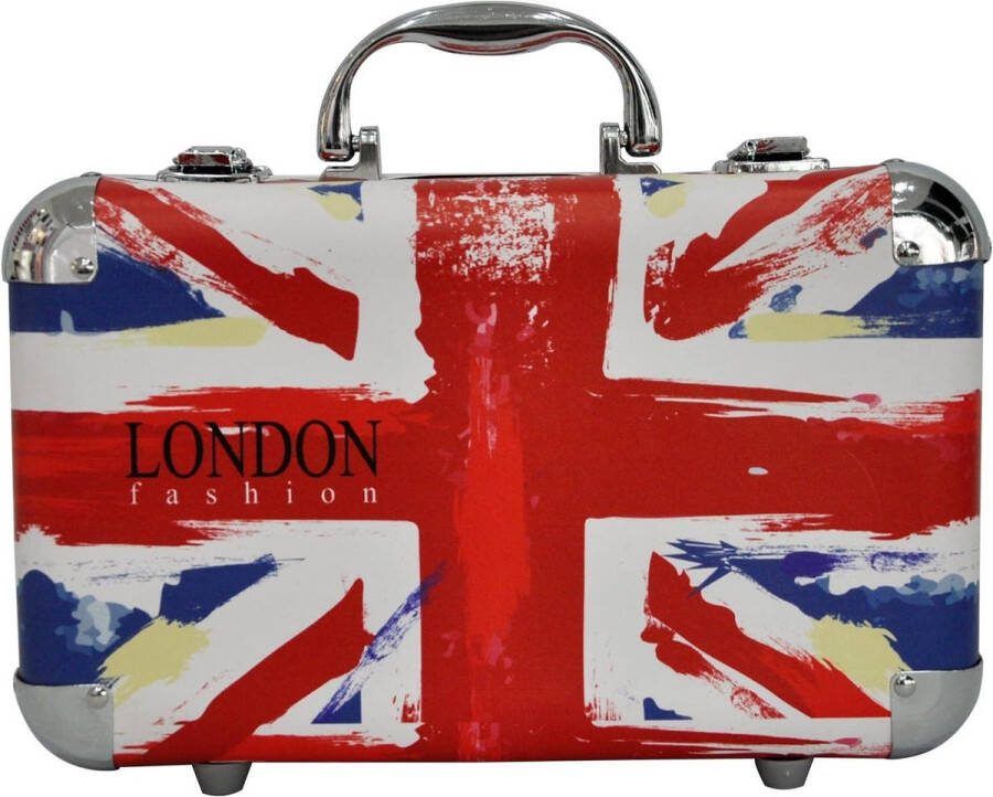 Complete Make-upkoffer voor dames 60-delige set met blush oogschaduw lippenstift nagellak make-up organizer cadeau-idee voor schoonheid FLAG UK by Gloss! Complete Make up koffer