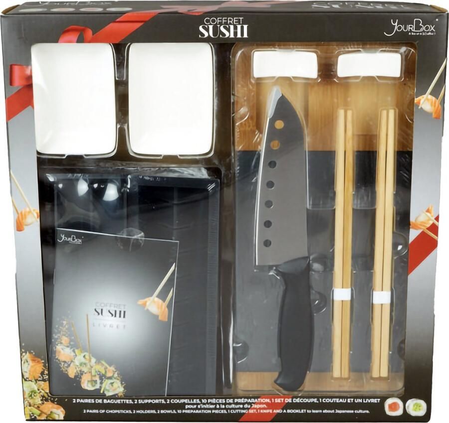 Complete Sushi Maker Set Inclusief Sushi Kookboek & Chopsticks 10 Delige Set