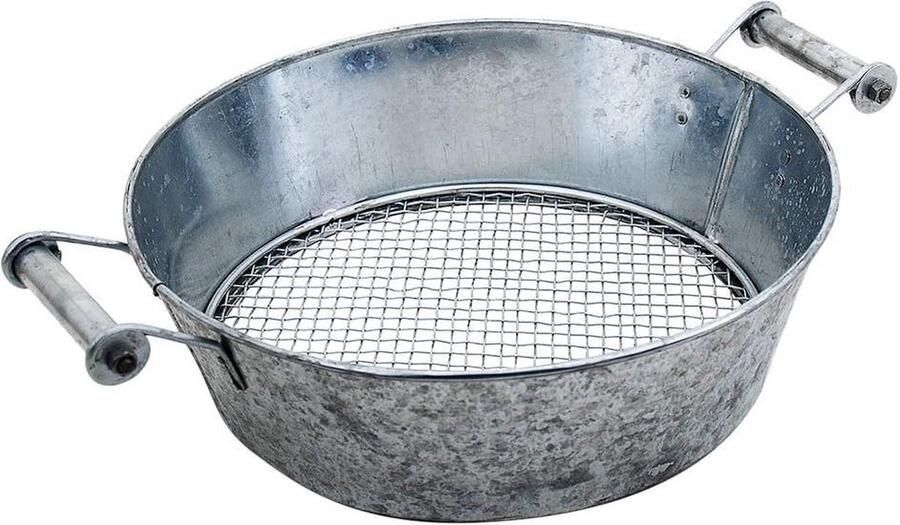 Compost Zeef Scherm met Handvatten Zilver Design Achla CS-03