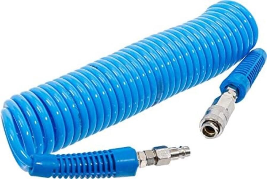 Compressor slang Compressorslang Persluchtslang Compressor luchtslang 6m Binnendiameter 8 mm Blauw