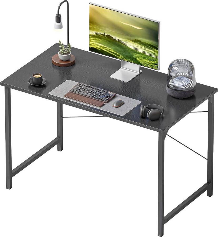 Computerbureau 100 cm (40 inch) thuiskantoor laptopbureau bureau modern eenvoudige stijl zwart
