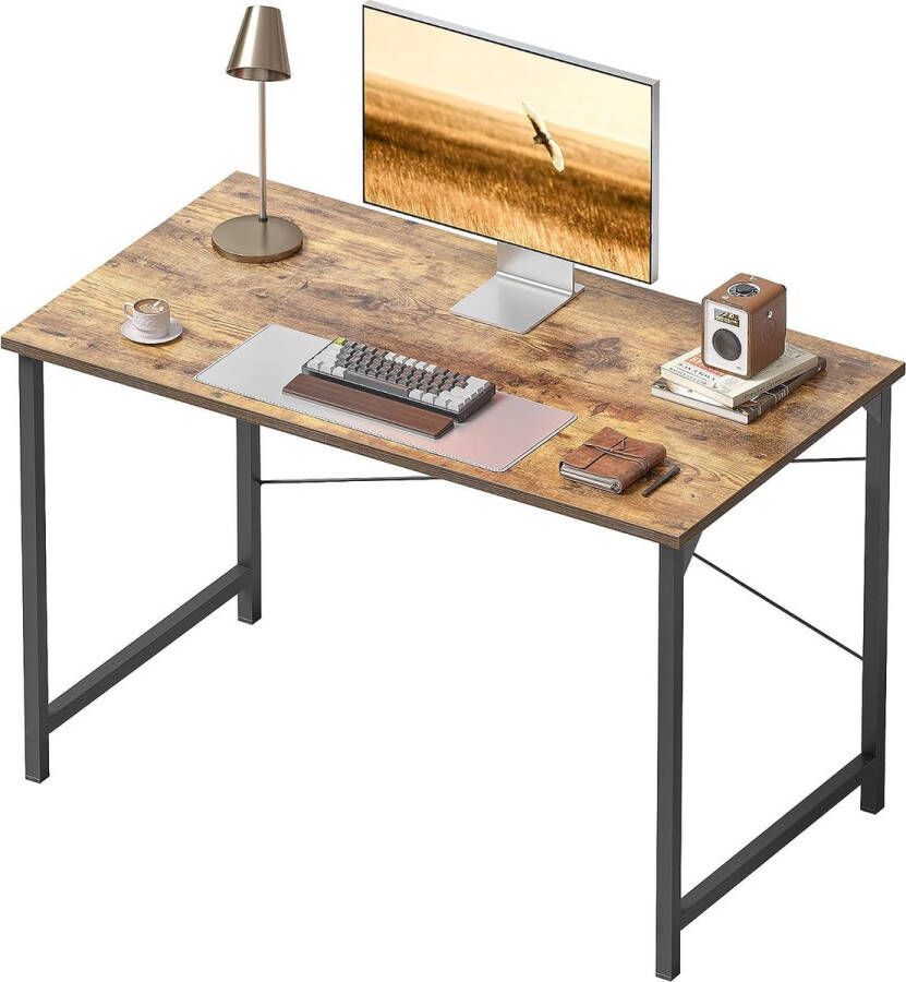 Computerbureau 100 cm (40 inch) thuiskantoor laptopbureau bureau moderne eenvoudige stijl bruin