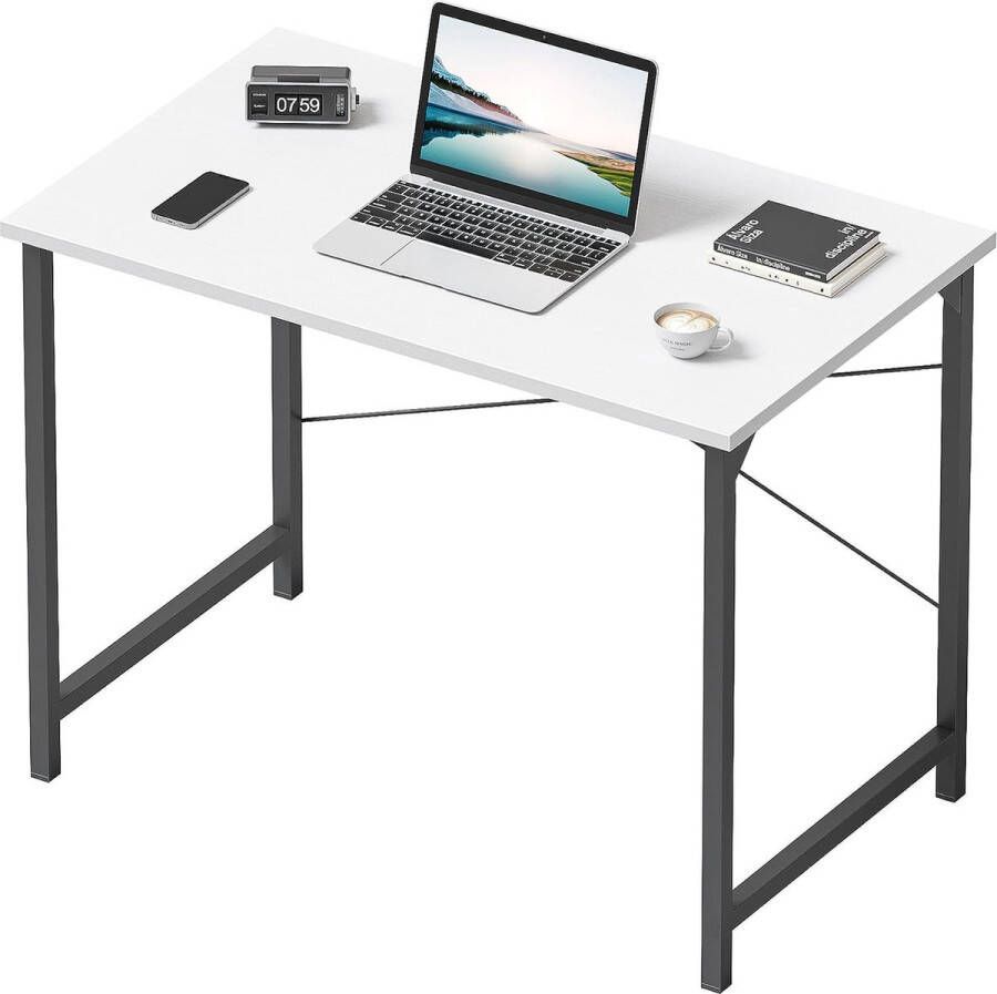 Computerbureau thuiskantoor laptopbureau bureau modern eenvoudige stijl wit