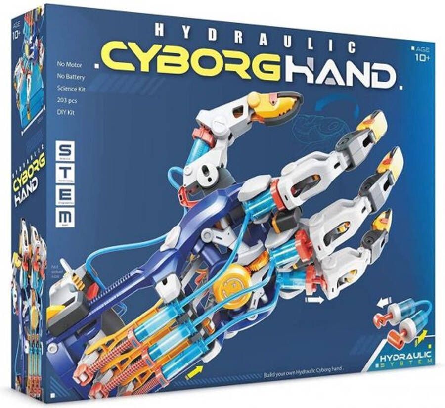 Construct & Create Hydraulic Cyborg Hand Experimenteerdozen Robot Bouwpakket Robot Speelgoed Jongens Bouwset Robot Hand