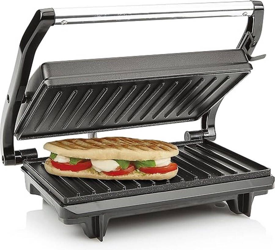 Contactgrill – Anti-aanbaklaag – 700 W Zwart