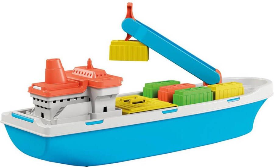Containerboot 40cm speelgoed boot badspeelgoed met blokjes