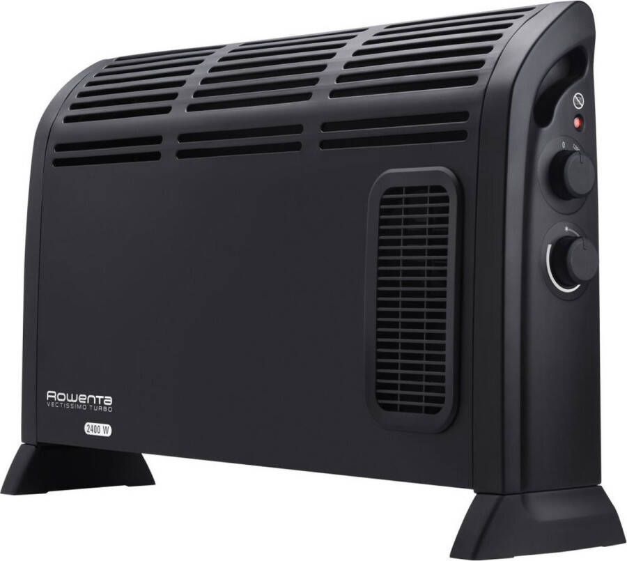Convectorkachel Elektrische verwarming 2400W Zwart