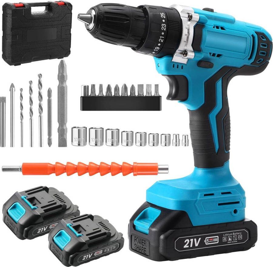 Cordless Drill Boor Draadloos Accu Boormachine