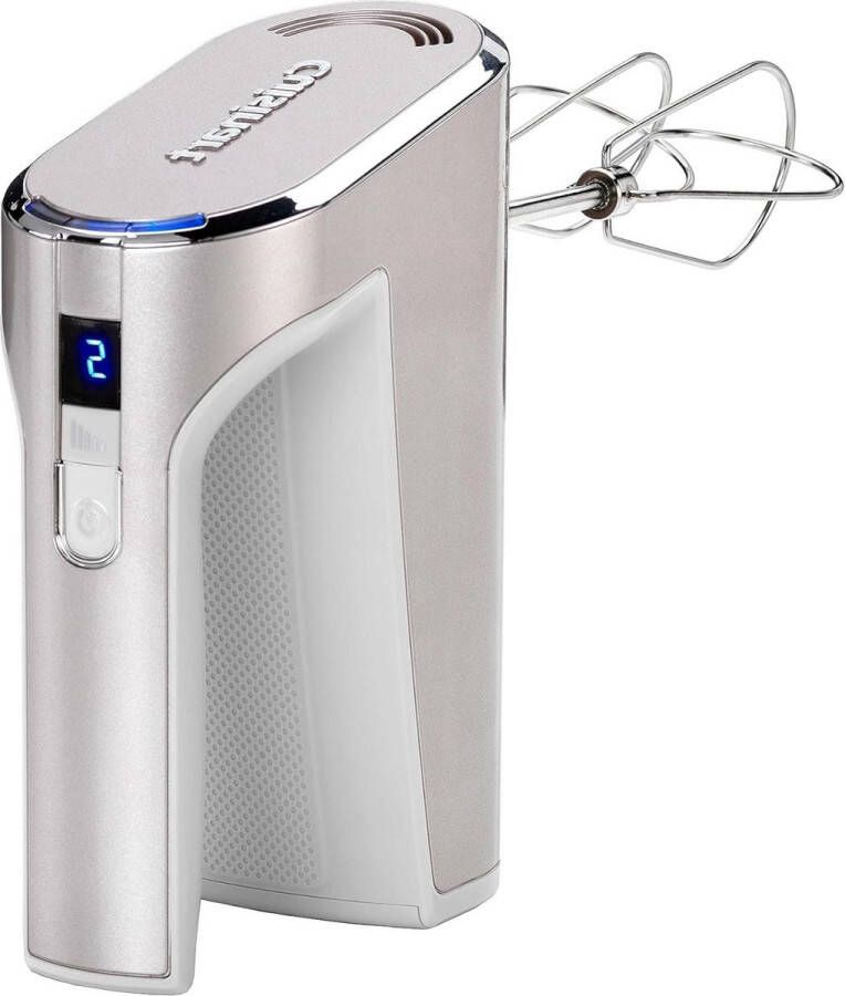 Cordless Power Hand Mixer RVS Gardes Draadloos 5 Snelheden 20min Gebruik