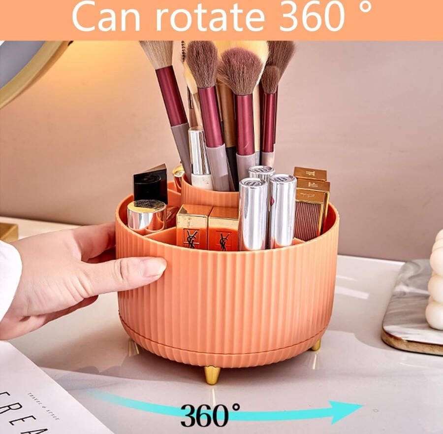 Cosmetica-make-uporganizer 360 graden draaibare cosmetica-organizer voor make-up make-up-organizer voor kamer decoratie slaapkamer badkamer kaptafel