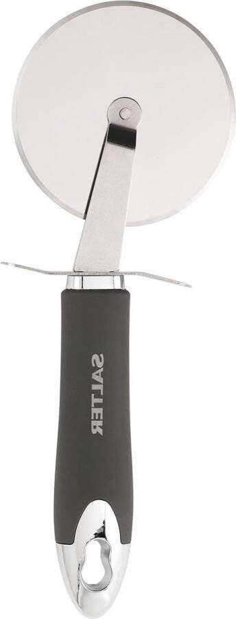 Cosmos Pizza Cutter Wheel Stainless Steel Garlic Bread & Pizza Slicer Easy to Clean and Long Lasting Quality Hanging Hook Matte Grey pizzasnijder