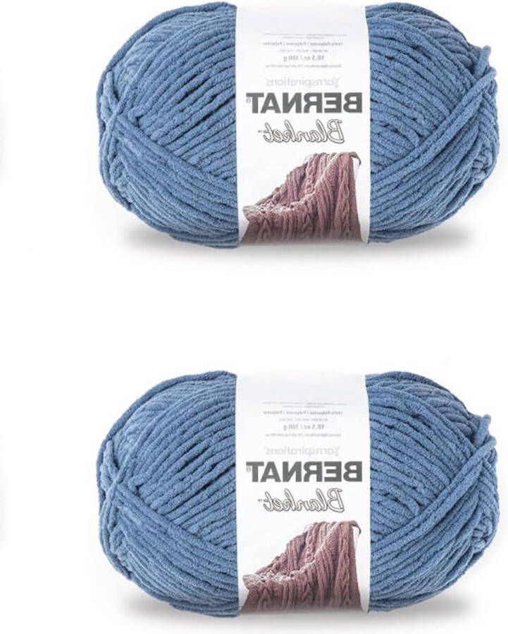 Country Blue Gehaakte Deken Garen BB Deken