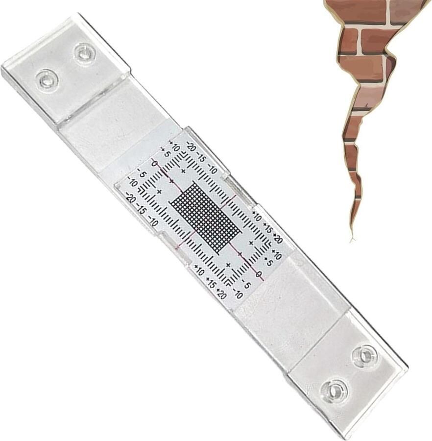 Crack Monitoring Record Crack Monitor voor de standaard en Corner Tell-Tale Record