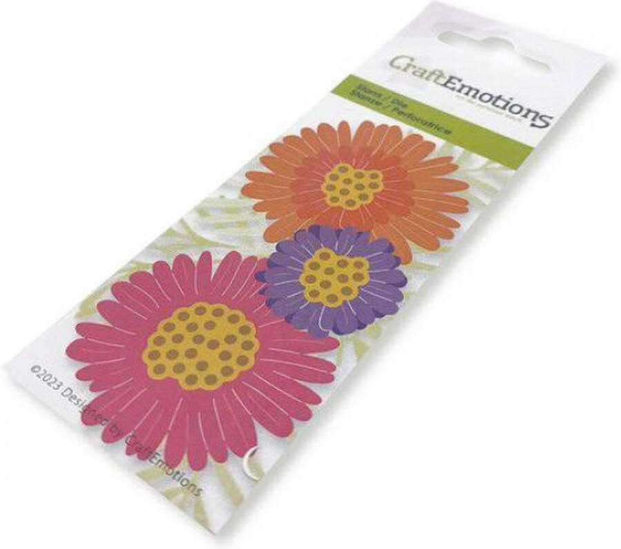 CraftEmotions snijmallen Droogbloem 1 3D card 5 x 10 cm