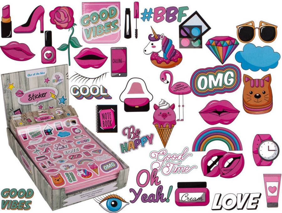 Crazy Girls Stickervel