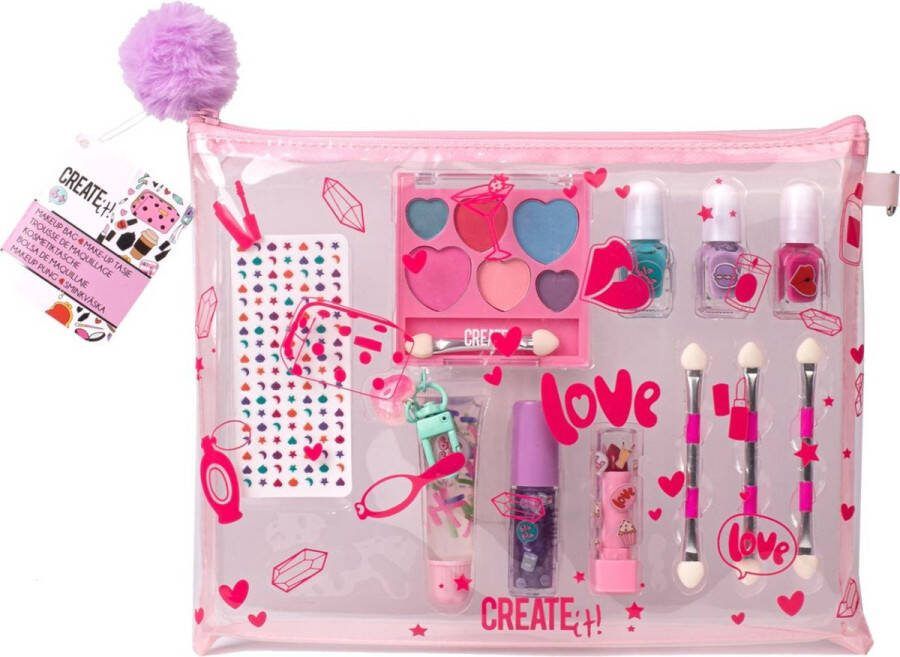 Create it! Beauty Make-Up Tasje met Inhoud