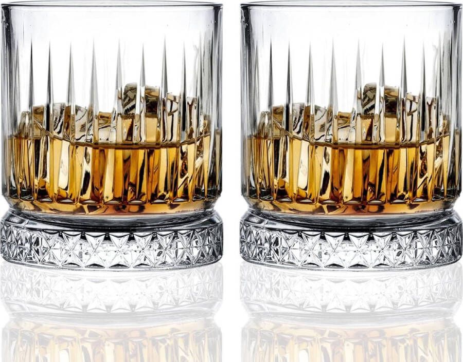 Cristal Premium Whiskyglazen 355 ml Set van 2