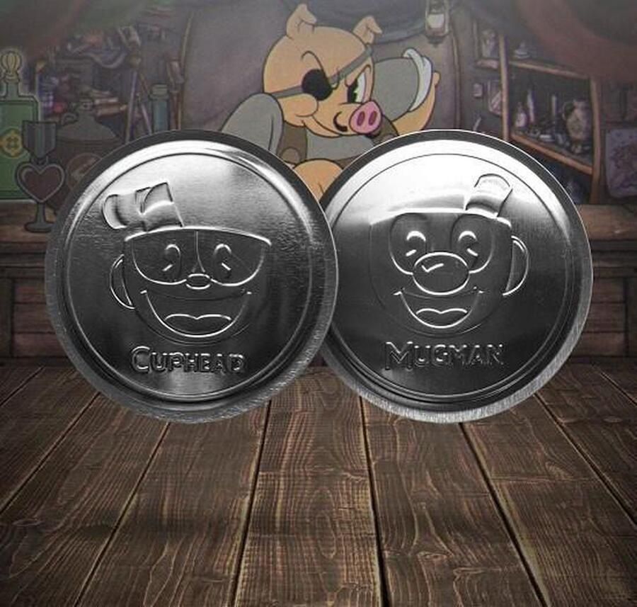 Cuphead Metal Coasters