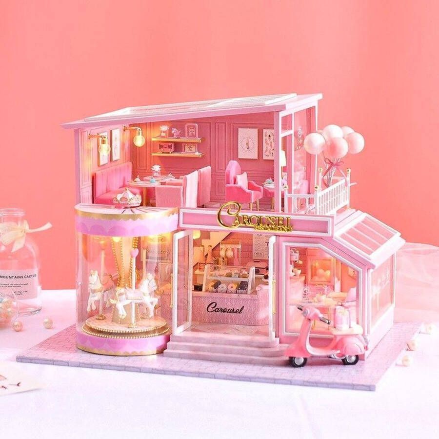CUTE ROOM – DIY Miniatuur Houten Poppenhuis Villa Bouwpakket – A-073 Childhood Memory
