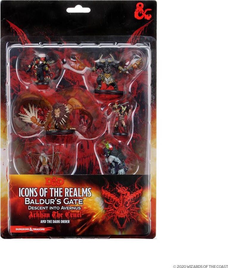 D&D Icons of the Realms Figure Pack Descent into Avernus: Arkhan the Cruel and The Dark Order