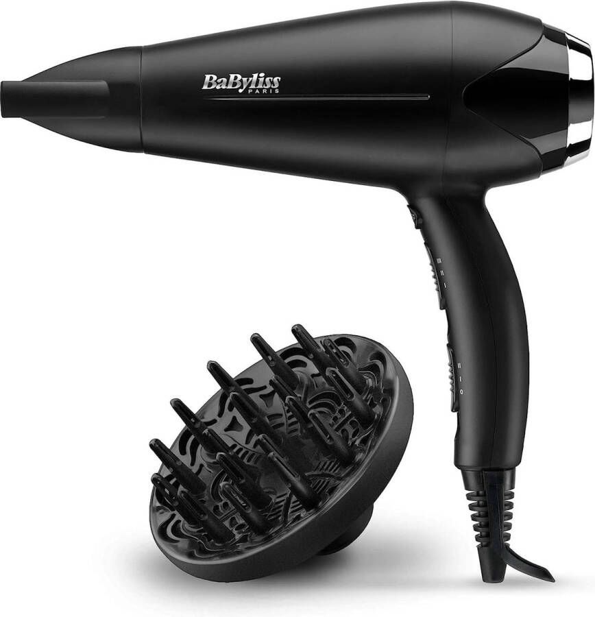 D572DE Turbo Smooth 2200 föhn met diffuser ionische anti-frizz functie en keramische technologie