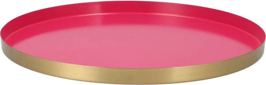 Daan Kromhout Decoratieve dienblad Donker Roze Goud 40x40x2 5cm Groot Kandelaar Store