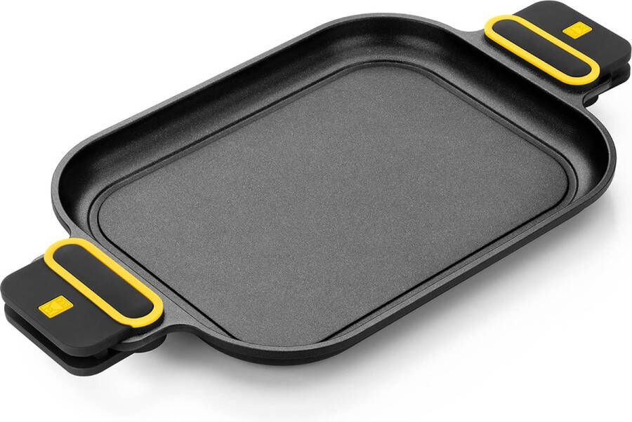 Daily Pro Grillpan 32 x 24 cm Gesmeed aluminium antiaanbaklaag zonder PFOA Geschikt voor alle kookplaten inclusief inductie