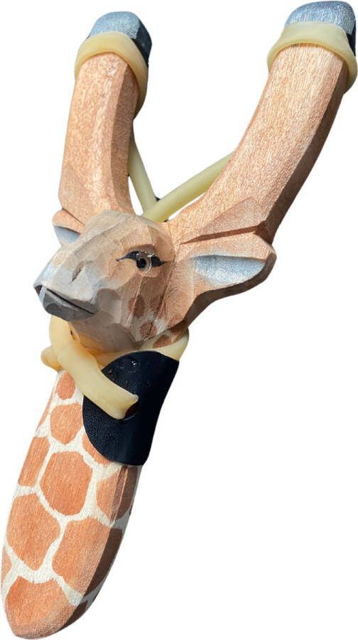 De Grote Avonturenjacht Katapult Giraffe handgemaakt