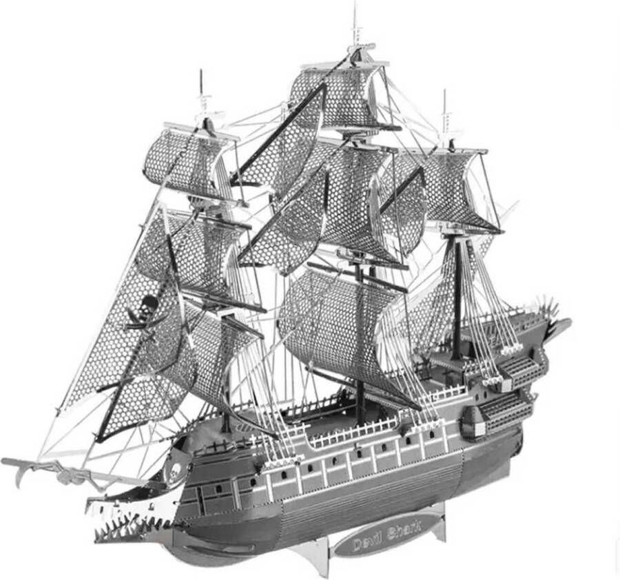 De Vliegende Hollander 3D Metalen Miniatuur Bouwpakket Schaalmodel Puzzel Schip Boot Piraat