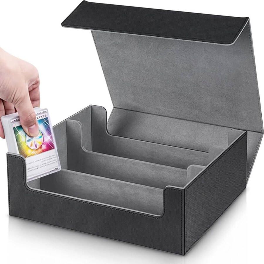 Deck Box 1800+ kaarten magnetische flip box voor Speelkaarten