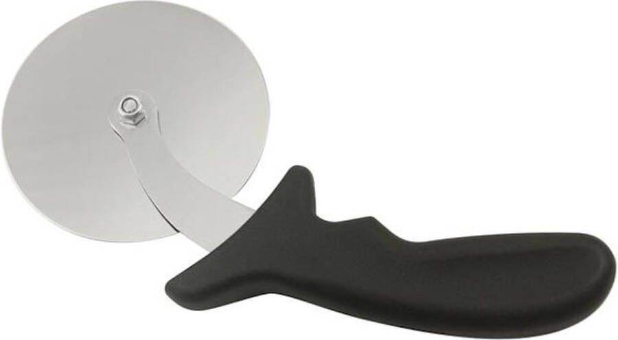 Decopatent PRO Pizzaroller RVS Pizzasnijder met kunststof handvat Pizzames Pizza snijder Pizzaverdeler Pizza roller 10Ø