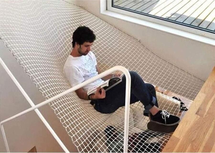 Decoratief kinderbescherming net wit veiligheidsnet voor klimtouw binnen en buiten gebruik kinderveiligheidsnet voor balkon leuning trap anti-valnet raam hangbrug tuinhek