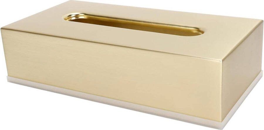 Decoratieve Metalen Tissue Houder Cover Goud Rvs Servet Dispenser voor Woonkamer Badkamer Slaapkamer Villa Gift