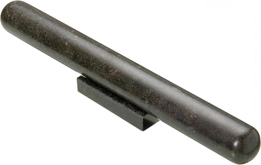 Deegroller en Standaard voor Bakken Marmer Zwart 39 x 4 x 6 Centimeter